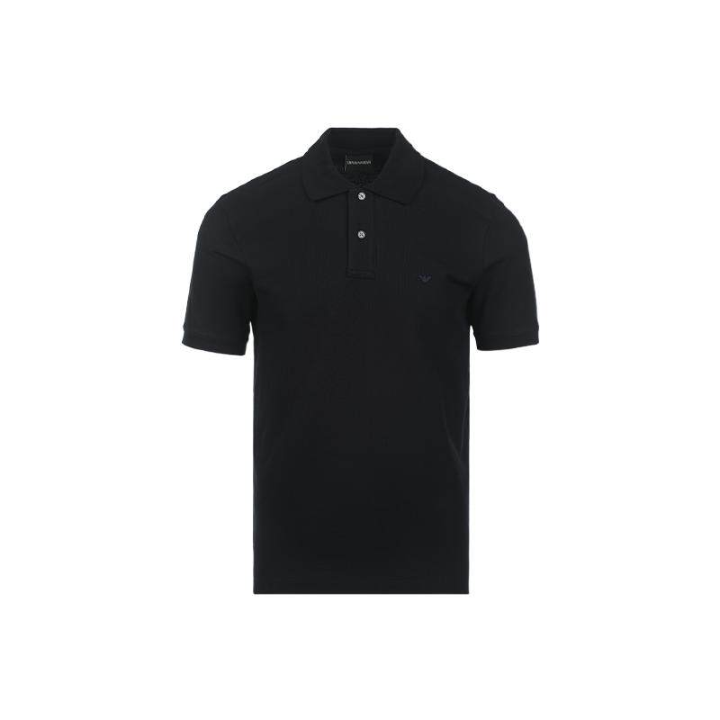 【自营】EMPORIO ARMANI/阿玛尼男士合身鹰标刺绣棉短袖polo衫T恤