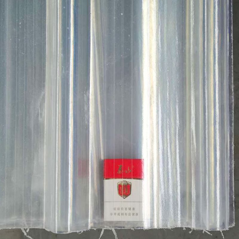 FRP透明采光瓦玻璃钢瓦厂房阳光聚酯瓦塑钢光板屋顶大棚菜耐力板