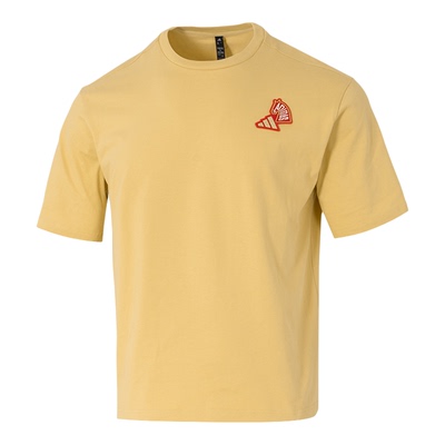 阿迪达斯男女装2026新年款趣味马头LOGO运动休闲短袖T恤衫 KQ5099