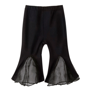 木本尚女童夏装裤子2026新款女宝宝休闲长裤修身微喇裤松紧腰童装