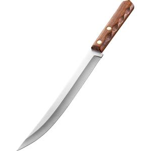 木柄不锈钢瓜果刀 水果刀厨房刀具长款尖头多用果档家用削切果皮