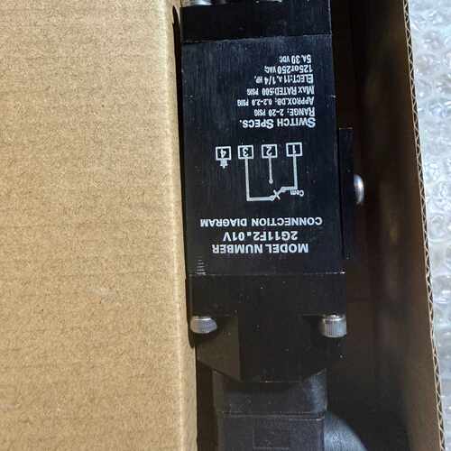 2G11F2.01vJOBWELL零压开关 压力开关 2G1