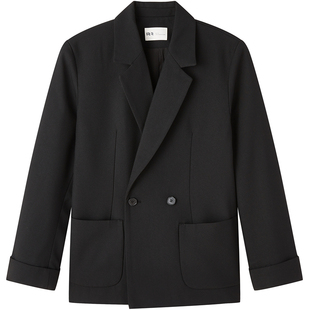 RS流石男装高端经典西装长袖西便2026新款秋季通勤时尚百搭外套男