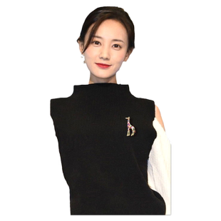 圣诞节小鹿复古胸针女水晶女式胸花西装合金毛衣别针女人节