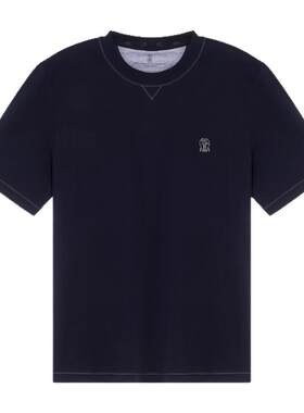 BC BRUNELLO CUCINELLI 26春夏男士纯棉短袖圆领T恤银泰301574