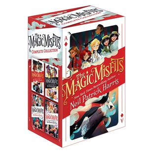 魔法边缘少年 4册盒装 英文原版 The Magic Misfits Complete Collection 战胜逆境的友谊魔法冒险故事书 英文版 进口英语书籍