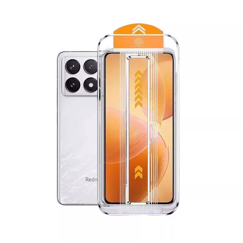 适用小米14钢化膜红米k8017k90无尘仓mi13秒贴/k60/k50k40pro/k30/note/13/12/11/10/9pro新款手机膜至尊版