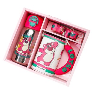 史迪仔儿童纯钛保温杯里外纯钛小学生幼儿园上学专用双饮喝水杯子