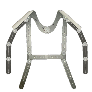 服装挂拍透明衣架衣服拍照架子白底图道具隐形拍摄免抠图造型支撑