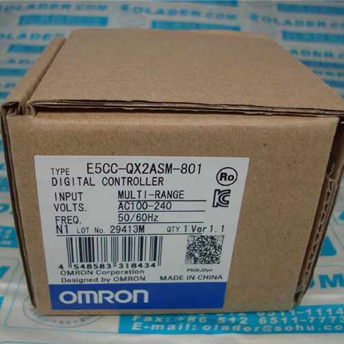 议价欧姆龙OMRON 温度控制器 E5CC-QX2ASM-801 AC100-240V 原装正