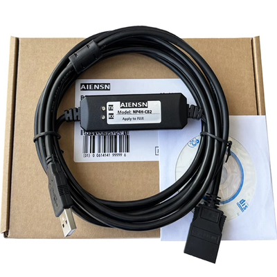 富士PLC连接电脑USB数据线指示灯