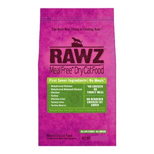 【自营】rawz罗斯低温慢煮高蛋白鸡肉火鸡配方成幼全猫粮1.75磅