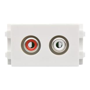 86型音频网络电话多媒体面板模块AV耳机话筒母卡侬光纤线VGA插座