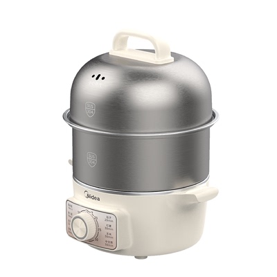 美的不锈钢预约定时煮蛋器蒸蛋器