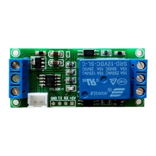 自锁开关模块控制器高电平触发继电器一键启停光耦隔离5v12v24v