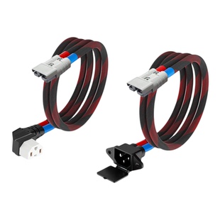 8平方适用安德森50a插头转品字公母插头外卖电动车锂电池外接转换