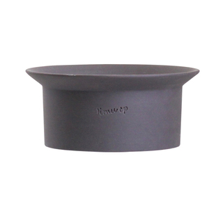 陶瓷苔藓山乌龟盆景花盆小矮大口径多肉块根白陶粗陶陶盆宽口透气