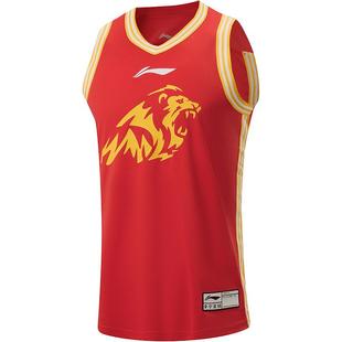 李宁25-26赛季CBA浙江广厦球迷版篮球比赛服男士官方新款运动服男