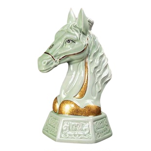 5斤装马到成功空酒瓶景德镇十二生肖马陶瓷酒瓶酒壶密封装饰创意