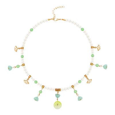 格格间琉璃荷叶少女软璎珞