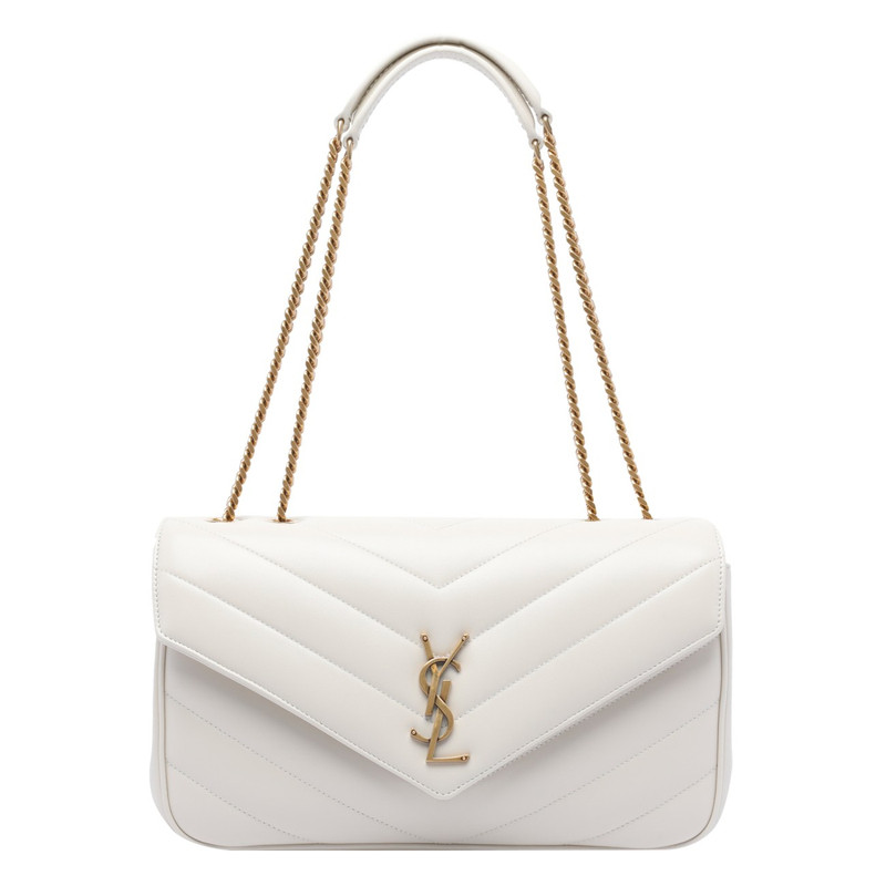 Saint Laurent圣罗兰YSL中号loulou白金链包26早春新款意大利代购