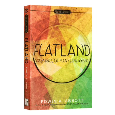 平面国一个多维的传奇故事 Flatland A Romance of Many Dimensions 英文原版科幻小说 埃德温艾勃特 英文版