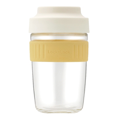 乐扣乐扣早餐杯玻璃白领女生带勺