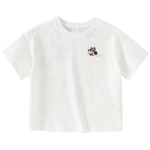 迪士尼IP戴维贝拉短袖儿童t恤2026夏装新款男童女童中大童亲子装