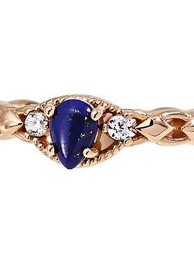 新款s925银青金石戒指女小众高级感食指戒2025新款爆款指环配饰