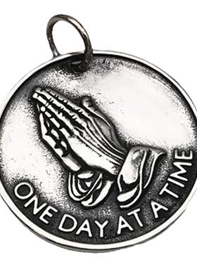 祈祷之手纯银吊坠男女时尚潮饰