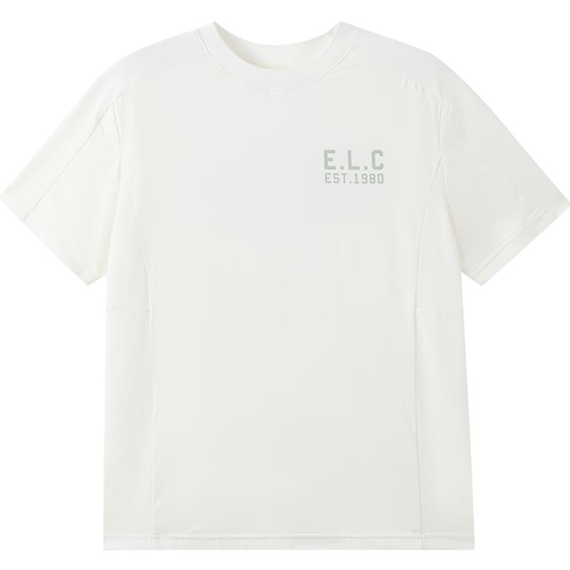 elandkids男童印花圆领T恤
