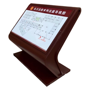 公司楼层指引标识落地向导指示牌园区导览图定制景区平面图导视牌