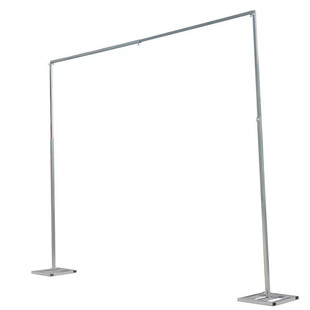 婚庆道具背景架伸缩杆架镀锌架子加厚方管纱幔布幔支撑杆布幔架