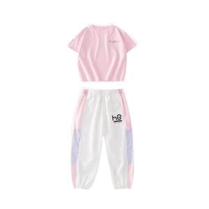 女童夏装2025新款短袖恤纯棉大童