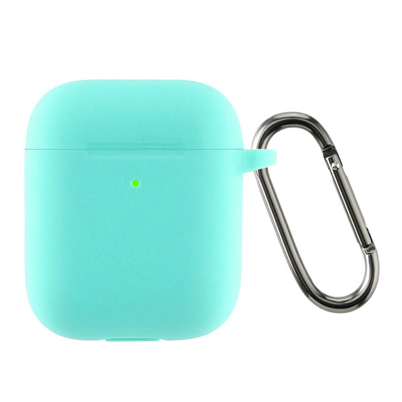 ins风马卡龙浅水蓝适配于适用苹果 AirPods4苹果耳机壳柔软Pro2/AirPods2保护套苹果新3代软硅胶夜光简