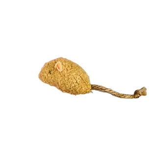 猫咪仿耐抓咬磨牙真毛绒老鼠玩偶套装 羽毛老鼠宠物用品玩具