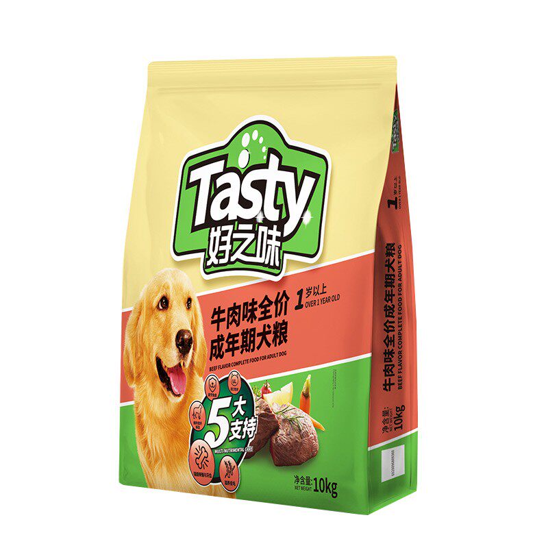 好之味牛肉味全价成犬粮10kg