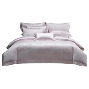 MINE/寐100支埃及长绒棉四件套纯棉被套全棉床笠款床单 玫瑰蜜语