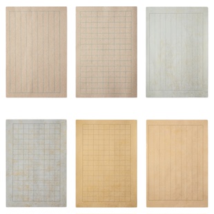 六品堂蜡染鎏金小楷日课纸练习纸书法专用初学者毛笔字帖草书小行草创作纸信笺纸仿古熟宣状元笺信纸方格宣纸