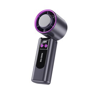 制冷小空调小手持风扇超高速强力2025新款桌面挂脖静音usb充电小型风扇学生迷你随身户外冰敷降温神器半导体