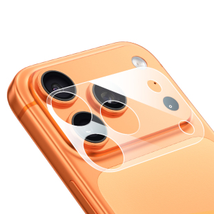 适用苹果17Pro镜头底座膜iphone17promax镜头膜无胶静电吸附磁吸背膜17pm摄像头镂空保护膜por防摔全包软膜