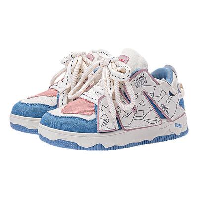 汤姆猫休闲板鞋时尚面包鞋