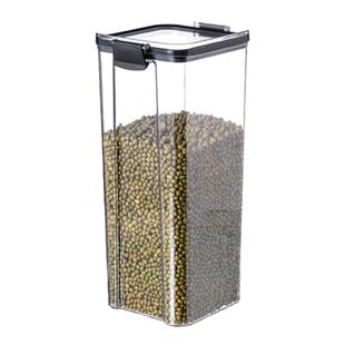 密封罐五谷杂粮香料厨房收纳罐食品级透明塑料盒干货茶叶存储物盒