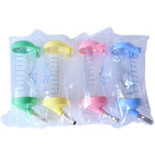 热卖宠物饮水器仓鼠兔子龙猫天竺鼠松鼠喝水器80ml125ml250ml水壶
