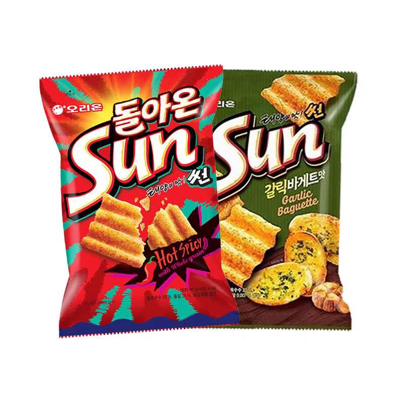 韩国好丽友薯条土豆条花生球薯片