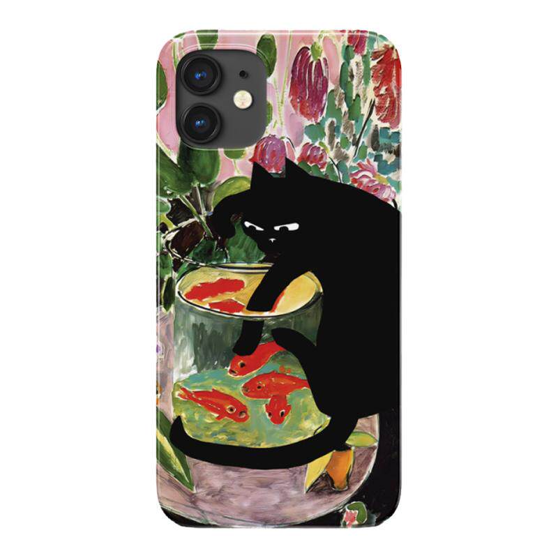 复古黑猫艺术马蒂斯油画色