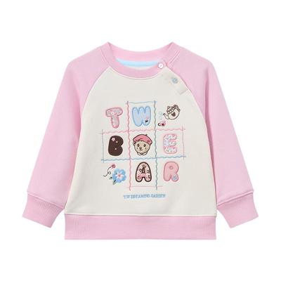 TeenieWeenieKids撞色加绒卫衣