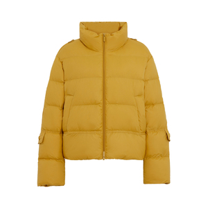 YAYA鸭鸭羽绒服女冬季新款立领90白鸭绒面包服时尚显瘦保暖短外套