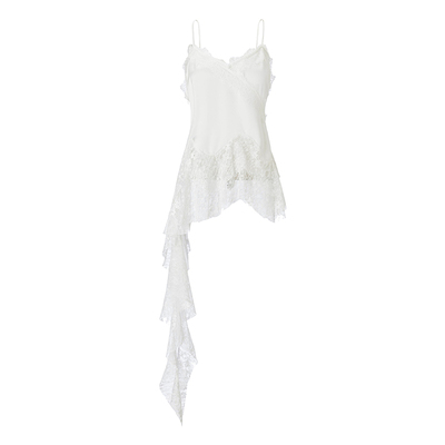 法式浪漫风蕾丝修身吊带背心