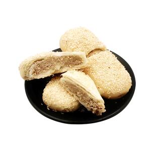 天津特产桂顺斋芝麻牛舌饼酥饼椒盐馅甜咸老式清真糕点心茶点小吃